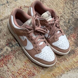 Nike Women's Sneakers/Nike Dunk Low Rose Whisper size 8